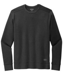 MEN'S OGIO COZY & COMFORTABLE LONG SLEEVE CREW, V INSET at NECK,  XS-4XL - Picture 1 of 7