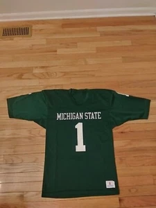 Michigan State Spartans NCAA Vintage 1970s Champion Football Jersey NWOT Men's S - Picture 1 of 7