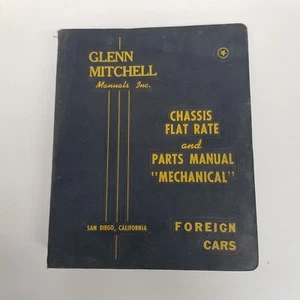 1966 Glenn Mitchell Foreign Cars Chassis Flat Rate & Parts Manual "Mechanical" - Picture 1 of 9