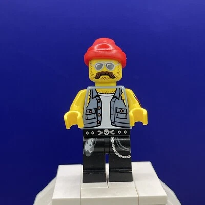 LEGO® Minifigura col160 - Mecánico de Motocicletas, Serie 10 (Solo Minifigura) Foto 1 de 4