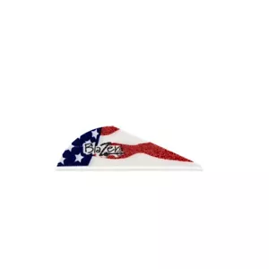 Bohning Blazer Vanes 2" Solid Arrow Fletches American Flag 36 Pack - 10831AF2 - Picture 1 of 1