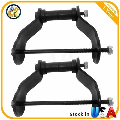 2x Kit de Manilha de Mola Folha Traseira Par LH RH Para 01-07 Dodge Caravan Grand Caravan - Imagem 1 de 4