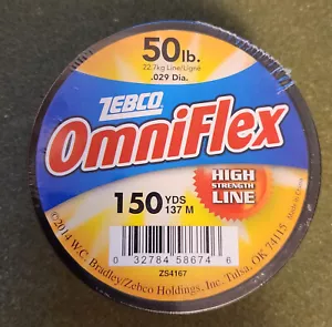 LÍNEA DE PESCA MONOFILAMENTO ZEBCO OMNIFLEX 50 LB 150 YD TRANSPARENTE --- Lote 2925 - Imagen 1 de 2