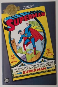 DC COMICS MILLENIUM EDITIONS (2000) SUPERMAN #1 (DC 1939) REPRINTS DEBUT ISSUE!! - Picture 1 of 11