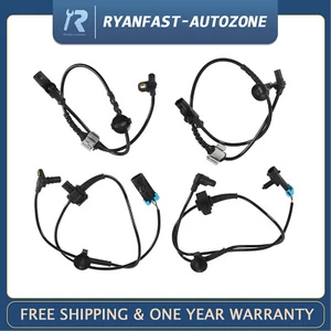 4Pc Front+Rear ABS Wheel Speed Sensor For Chevy Tahoe Avalanche GMC Yukon 07-14 - Picture 1 of 24
