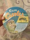 Vintage Rum Creoles Coconut Confection Of The Tropics Round Tin 1Lb Can Used