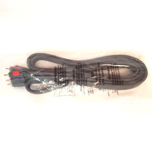 DVD/VCR Resistente AV Macho a Macho 3 Audio Video Cable Compuesto Gris 6 pies Nuevo - Imagen 1 de 3