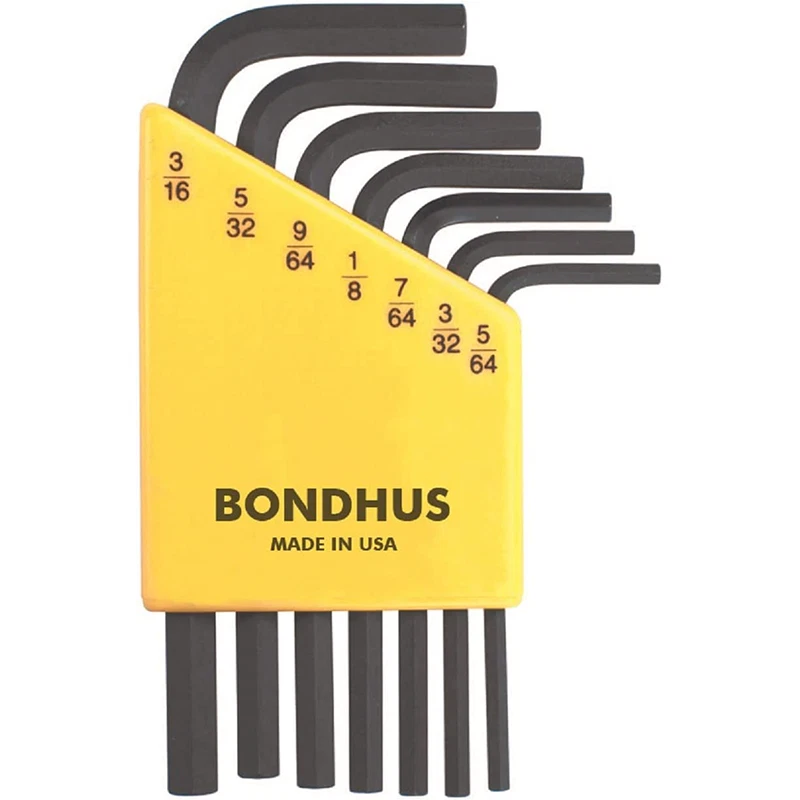 Bondhus 12245 ProGuard Hex End L-Wrenches Set, 5/64" - 3/16", 7 Pc. - Image 1 of 1