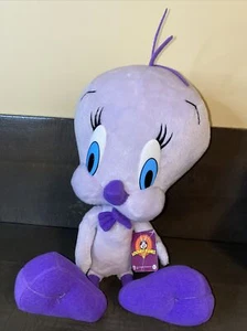 Nanco Looney Tunes Tweety Bird Lavender Color with Purple Feet 13" Plush - Picture 1 of 4