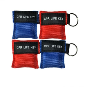 12pcs Beatmungsmaske CPR Maske Schlüsselanhänger Beatmungstuch Atmen Barriere - Bild 1 von 5