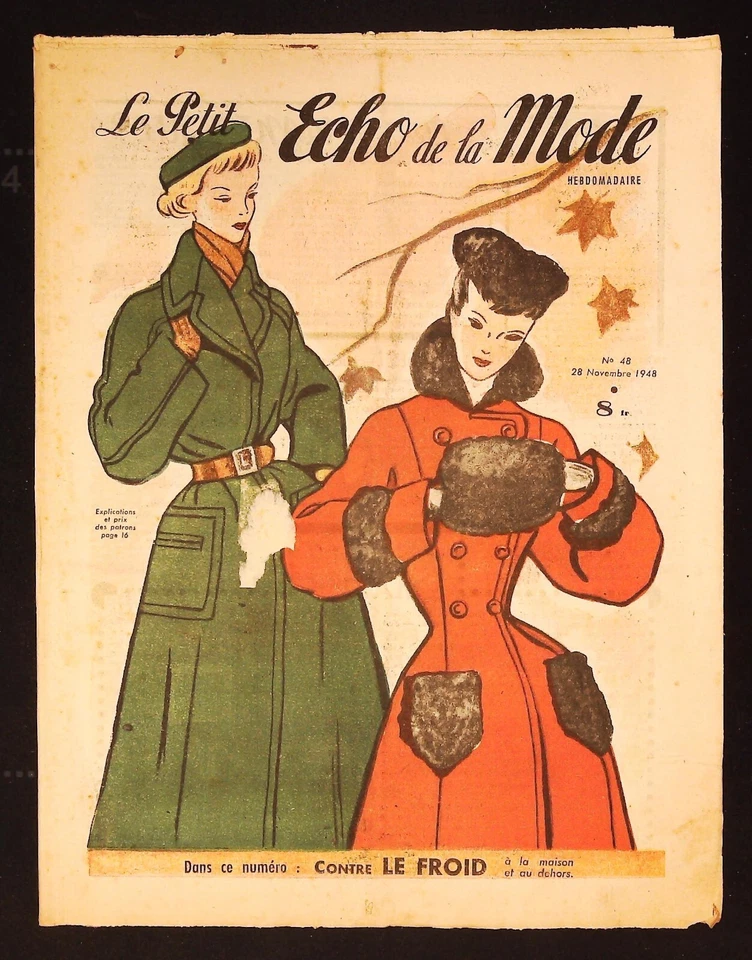Le Petit Echo de la Mode année 1948, Ancien magazine Français N°48 - Photo 1/1