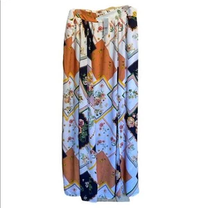 NY & CO Multicolored Slit Maxi Skirt Size Large NWT - Picture 1 of 6