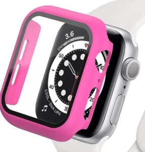 Compatible for Apple Watch Series 7 41mm Case with Built-in Tempered Glass... - Picture 1 of 7