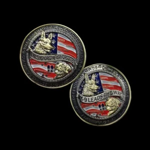 Colorado War Dog Memorial Custom Challenge Coin PIN UP US MILITARY FALLEN TUN - Picture 1 of 9