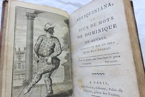 Mini ARLIQUINIANA, ou Jeux de mots de Dominique et autres..1801 - Imagen 1 de 7