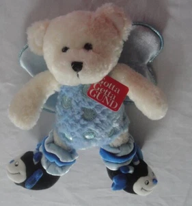 Gund #15112 Buglebug Stuffed Beanie Plush Shiny Wings Bear 9"  - Picture 1 of 4