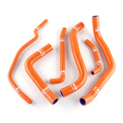Silicone Radiator Hose Kit Fit for 2006-2009 Suzuki GSXR600 GSXR750 K6/7 Orange - Imagem 1 de 4