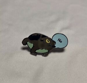 Tiny Little Frog Toad Angry Mad No Sarcastic Quote Metal Enamel Lapel Pin Brooch