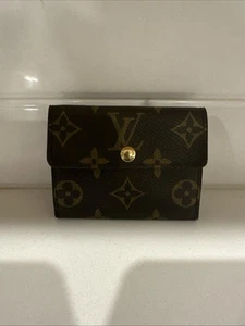 Louis Vuitton Ludlow Two Fold Geldbörse M61927 Monogram Braun Gold Metallbeschläge - Bild 1 von 12