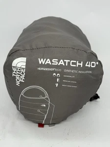 The North Face Wasatch 40 Right Hand Camping Sleeping Bag Red/GREY 77 X 30 - Picture 1 of 10