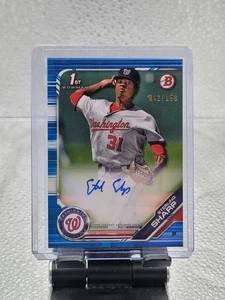 2019 Bowman 1st Sterling Sharp 042/150 Auto! - Bild 1 von 2