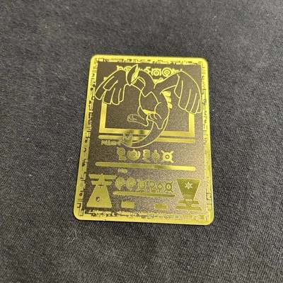 ➰Gold Metal Ancient Lugia Fan Art Card Collectible/Gift/Display➿ - Image 1 of 2