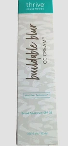 Thrive Causemetics Buildable Blur CC Cream Light Medium SPF 35 Foundation New - Picture 1 of 5