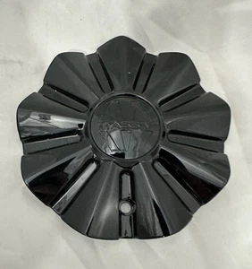 MASSIV Gloss Black Wheel Center Cap PD-CAPSX-P9008-2495 LG1006-37 - Picture 1 of 2