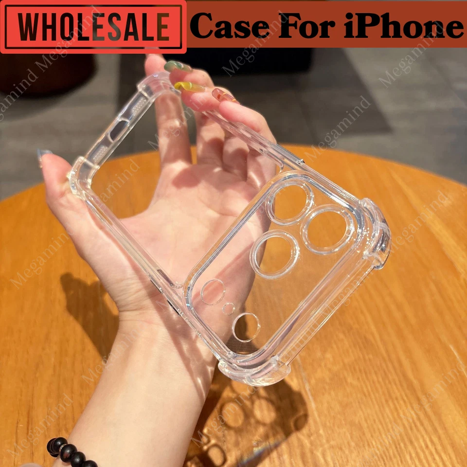 Lote de fundas a prueba de golpes para iPhone 17 16 15 14 13 12 11 XR X 8 7 Plus SE resistente Foto 1 de 4