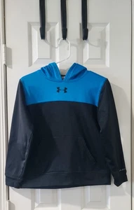 Under Armour Kinder Hoodie in blau und schwarz Größe M - Bild 1 von 2