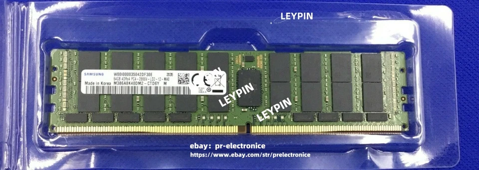 M386A8K40DM2-CTD SAMSUNG (1X64GB) 64GB 4DRx4 PC4 2666V SERVER MEMORY - Image 1 of 1