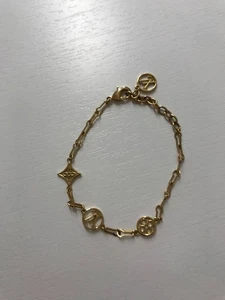 Louis Vuitton M69584 Brasserie FOREVER YOUNG OB0241 Bracelet GP Gold F/S - Picture 1 of 12
