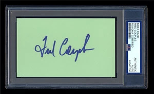 FRED COUPLES SIGNED MINT INDEX CARD PSA/DNA AUTOGRAPHED 1992 MASTERS CHAMPION - Picture 1 of 1