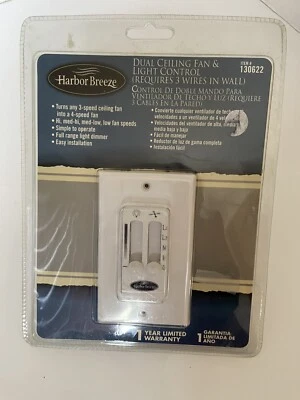 Ventilador de techo doble Harbo Breeze y control de luz modelo # 130622 Foto 1 de 2