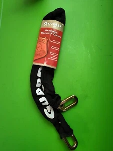 Cadena de bicicleta Guard Security 968 de alta resistencia acero endurecido eslabón cuadrado, negra, - Imagen 1 de 11