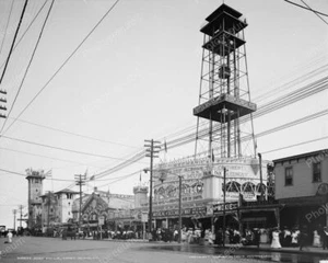 Surf Avenue Coney Island 1904 Vintage 8x10 Reprint Of Old Photo - Picture 1 of 1