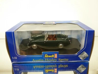 REVELL 08837 AUSTIN HEALEY SPRITE ROADSTER - DARK GREEN 1:18 - GOOD IN BOX - Bild 1 von 4