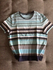 Gestreiftes Damen T-Shirt, Sommer Oberteil Damen - Bild 1 von 3