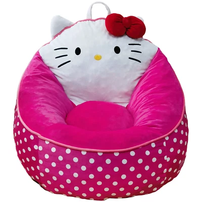 Kids' Compressed Foam Bean Bag Chair, Pink - Image 1 of 4