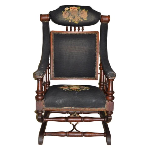 Antique Hunzinger Platform Rocking Chair #21252 Cover