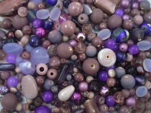 Glass Bead Mix 50g Asst Shapes/Sizes (Range35) Jewelry Mixed Beaded - Picture 1 of 2