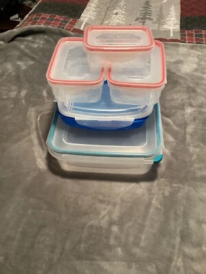 Sterilite ContainerWith lid steamer with lid and three lock and locks with lids - Image 1 of 4
