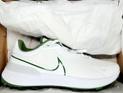 Nike React Infinity Pro 2 White/Green Golf DJ5593-102 Men's Sz 9.5 New  - Image 1 of 4