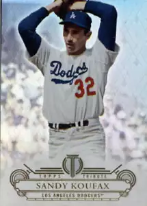 2014 Topps Tribute #82 Sandy Koufax Los Angeles Dodgers BX T2A - Imagen 1 de 2