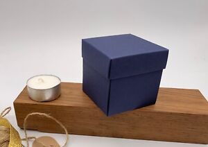 5 x Small Square Coloured Gift Boxes with Lid - Size: 6x6x6cm - Favour/Jewellrey