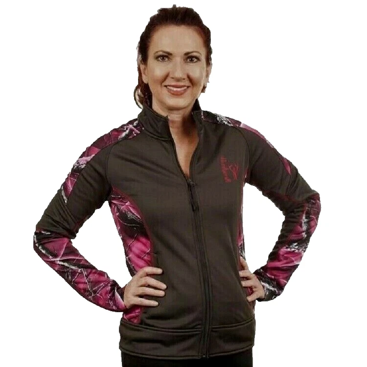 Chaqueta para mujer Huntworth Performance - marrón/rosa camuflaje (M) nueva con etiquetas - precio de venta sugerido por el fabricante 59,00 USD Foto 1 de 1