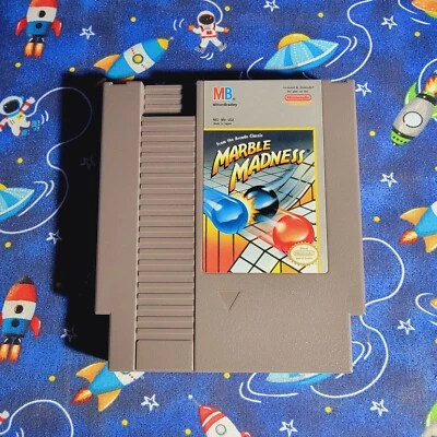 Marble Madness (Nintendo NES, 1989) - Cartridge Only - Tested and Cleaned. - Image 1 of 3