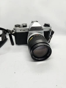 Asahi Pentax K1000 SLR Camera with 135mm f/2.8 Lens - Near Mint Condition - Picture 1 of 7