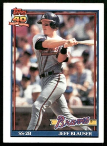 Topps #623 1991 Jeff Blauser - Imagen 1 de 2