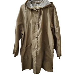 London Fog Womens L Tan Windbreaker - Picture 1 of 8